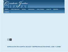 Tablet Screenshot of consuljuridica.com